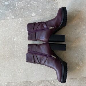 Vince Camuto Dark Purple Heeled Boots